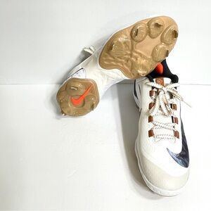 Nike Alpha Huarache Elite 4 Low Metal Baseball Cleats White Size 12.5 HV8541-100